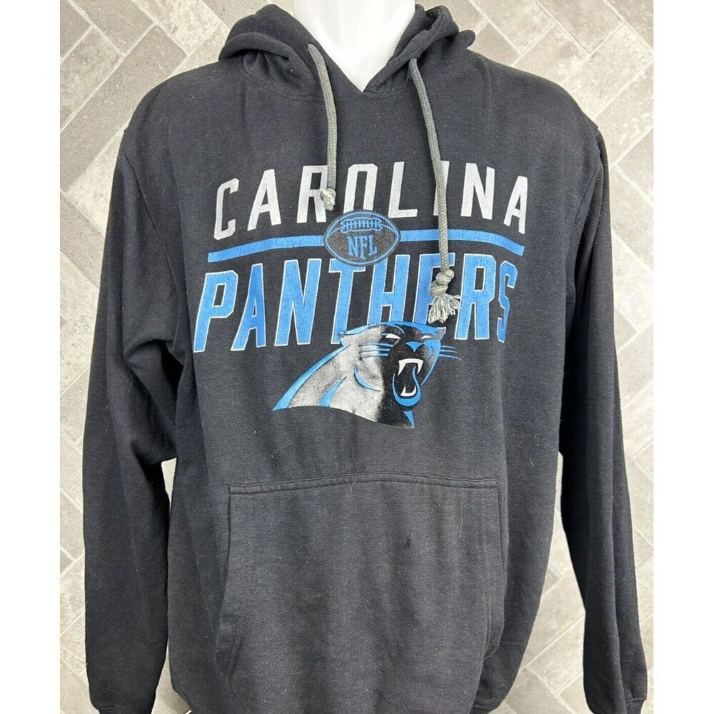 Vintage Carolina Panthers Sweatshirt Adult M Pullover Hoodie NFL Mens - Picture 3 of 6